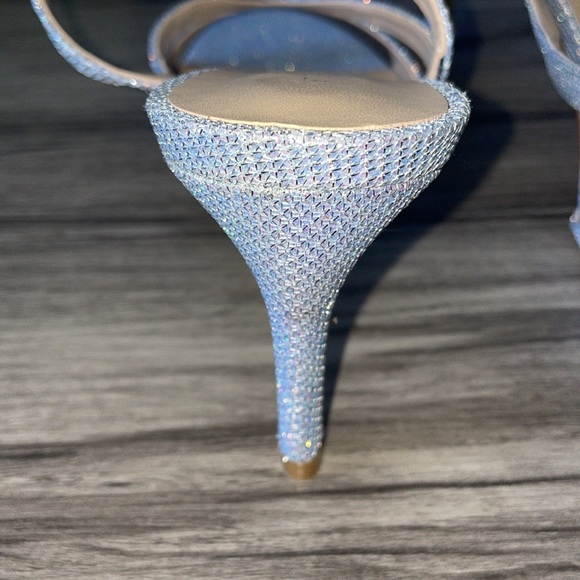 Stuart weitzman periwinkle sandal heels 7 NWT - Picture 5 of 8